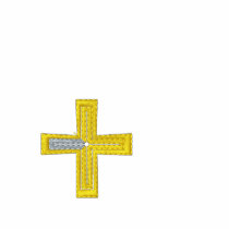 Priest polo with cross embroidered shirts