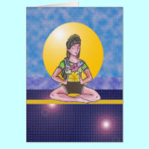 Priestess in Meditation cards