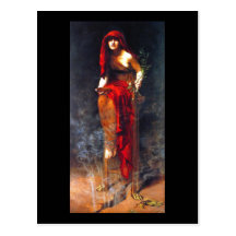 Priestess of Delphi ~ Collier Fine Art Painting Post Card