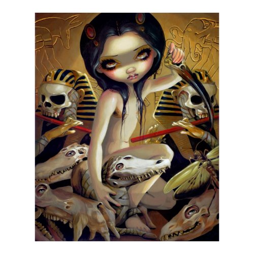 Priestess of Nyarlathotep ART PRINT egypt gothic print