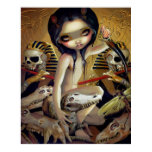 Priestess of Nyarlathotep ART PRINT egypt gothic