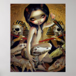 Priestess of Nyarlathotep ART PRINT egypt gothic posters