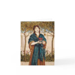 Priestess Offering Poppies - Note Card
