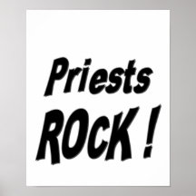 Priests Rock! Poster Print
