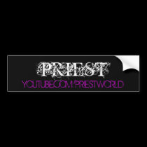 PRIESTWORLD Bumper Sticker bumper stickers