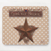 Prim Count Your Blessings Mousepad