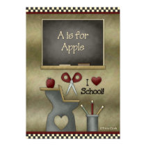Prim Country School Setting posters