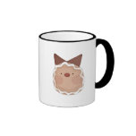 prim gingerbread head coffee mug