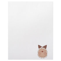 prim gingerbread head letterhead