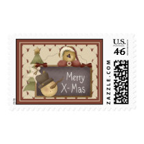 Prim X-Mas postage by RainbowCards Prim X-Mas postage