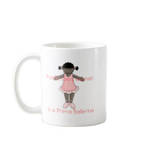 Prima Ballerina Mug-African American by uniquenclassy Prima Ballerina Mug-African American