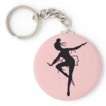 Prima Ballerina Silhouette Keychain keychains