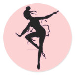 Prima Ballerina Silhouette Sticker stickers