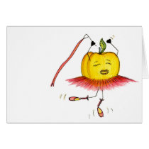 Prima Donna Apricot Card, blank cards