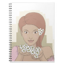 Prima Rosa Girl Notebook notebooks