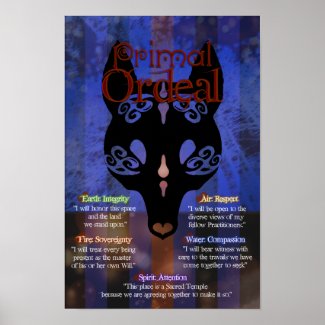 Primal Ordeal Community Values Poster