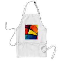 Primary Abstract Groovy Art Apron