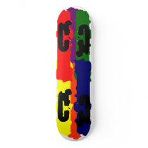 Primary and Secondary Thrusters and BIG TARRS! Skateboard Deck