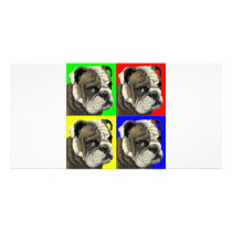 Primary Bulldog Photo Greeting Card