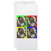 Primary Bulldog Custom Rack Card