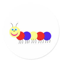 primary caterpillar stickers