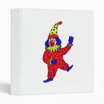 Primary Color Clown Binder
