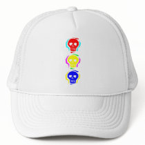 Primary Color Skulls hats