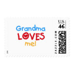 Primary Colors Grandma Loves Me T-shirts Postage Primary Colors Grandma Loves Me T-shirts Postage