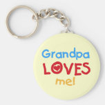 Primary Colors  Grandpa Loves Me Tshirts Key Chains