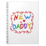 Primary Colors New Daddy Gifts Notebooks