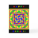 Primary Colors Rangoli Diwali Card