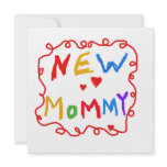 Primary Colors Text New Mommy Gifts Custom Invites