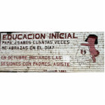 Primary education poster (mural) Batopilas, Mexico Photo Sculpture