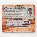 Primary education posters (mural)Batopilas, Mexico Mousepad