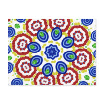 Primary Kaleidoscope postcards