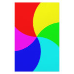 Primary Rainbow Spiral Stationery Paper