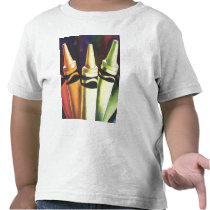 Primary Reasoning Crayon Watercolor Art T Shirt