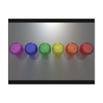 Primary Spheres Postcard by HaroldFredShort Primary Spheres Postcard