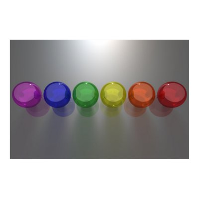 Primary Spheres Print by HaroldFredShort