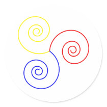 Primary Spiral of Life stickers