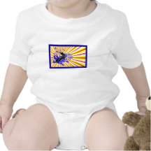 Primary Surfer Framed Baby Bodysuit