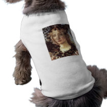 Primavera (detail - Flora, Goddess of Spring) Doggie T-shirt