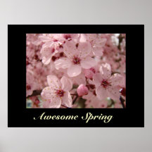 ¡Primavera impresionante! El arte imprime los flor Poster