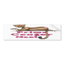 Prime Cougar Meat bumper stickers