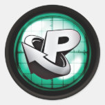 Prime Oscillator Round Sticker