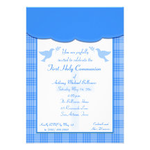 Primera invitación de la comunión santa de la tela