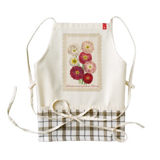 Primevere Chinoise del la del sinensis del Primula Delantal Zazzle HEART