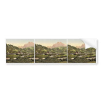 Primiero, Tyrol, Austro-Hungary rare Photochrom Bumper Stickers