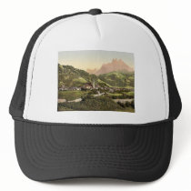 Primiero, Tyrol, Austro-Hungary rare Photochrom Mesh Hats