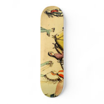 Primitive American Indian Drawings Folk Art Plaque Custom Skateboard